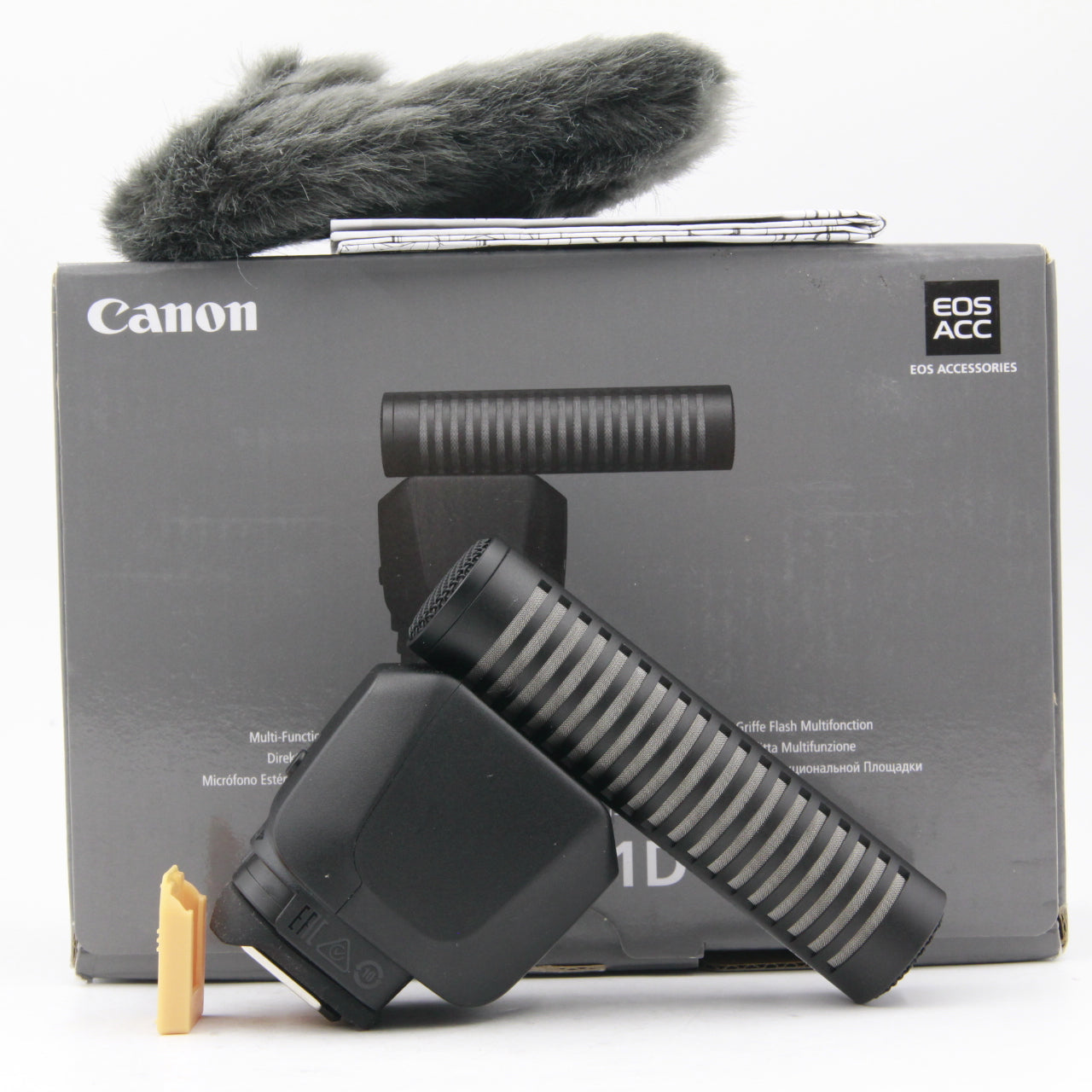 Open Box Excellent Condition Canon DM-E1D Stereo Microphone for DSLR Cameras - Perfect for Vlogging, Interviews & Professional Audio Recording