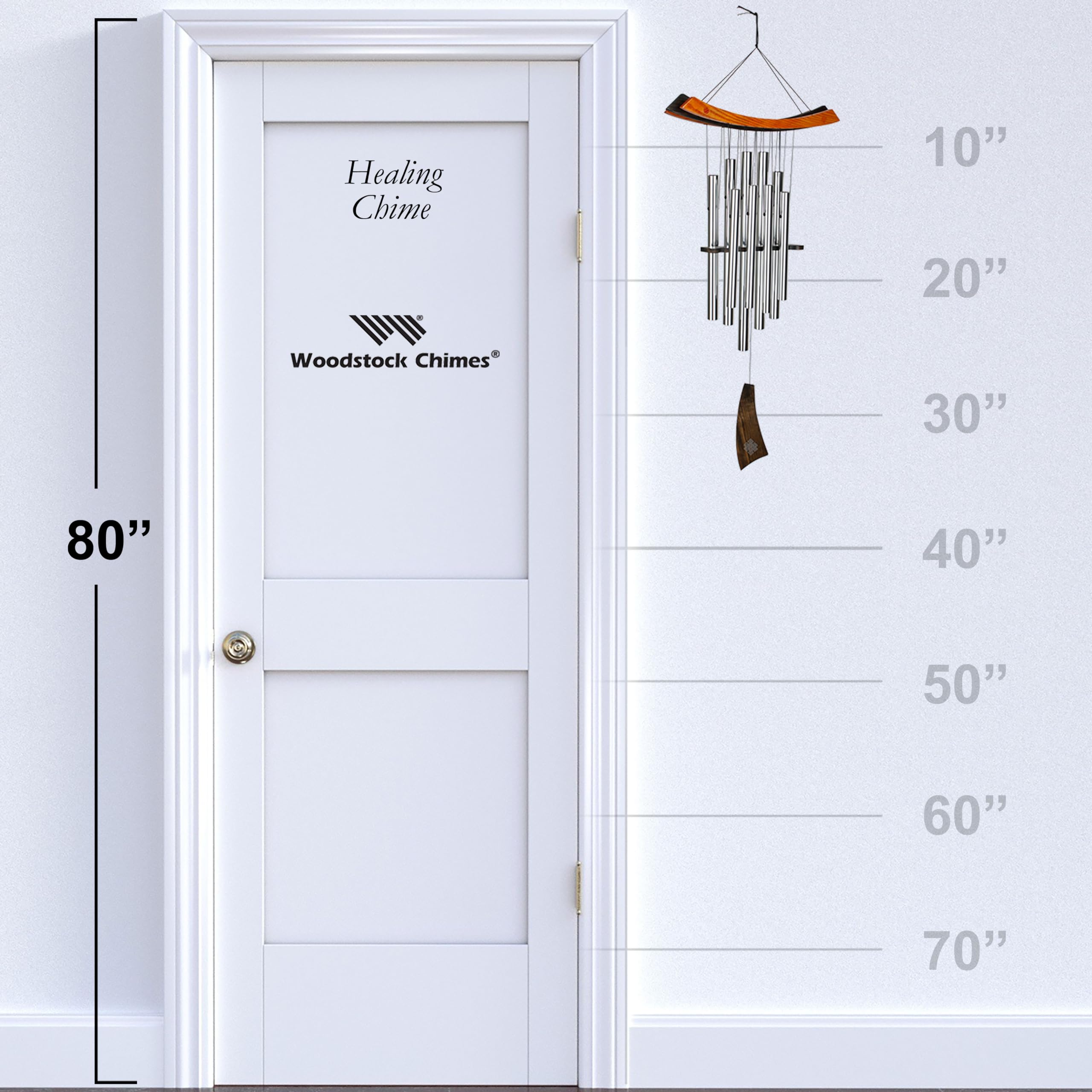 Woodstock Chimes Eastern Energy Healing Wind Chime - 34
