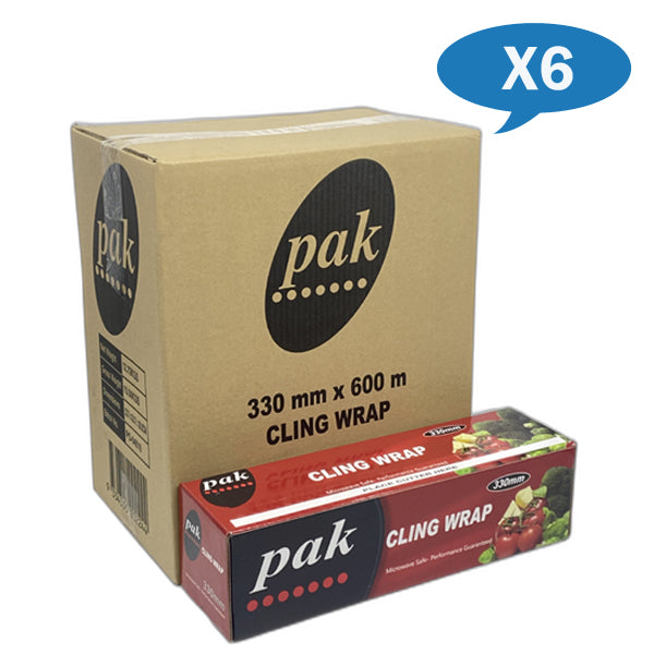 Premium Cling Film Wrap with Easy Cutter - BPA Free Plastic Food Wrap for Freshness - Ideal for Kitchen Storage, Meal Prep & Leftovers