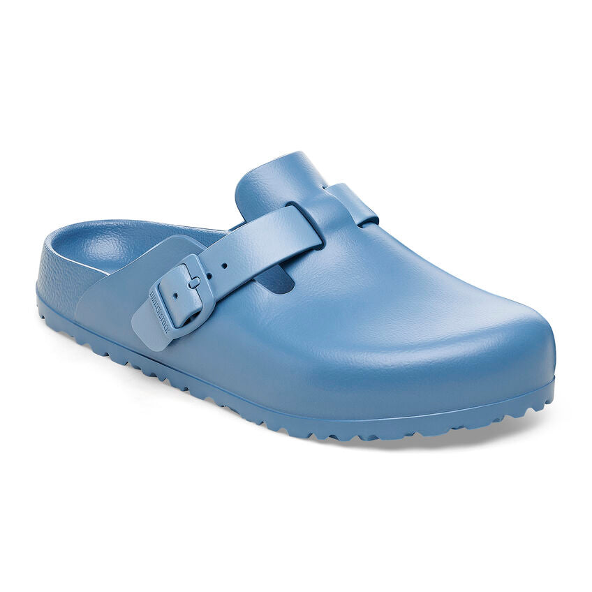 Birkenstock Boston Essentials EVA Clogs in Elemental Blue | Comfortable & Lightweight Unisex Slides for Men & Women | Perfect for Home, Garden, Beach & Casual Wear