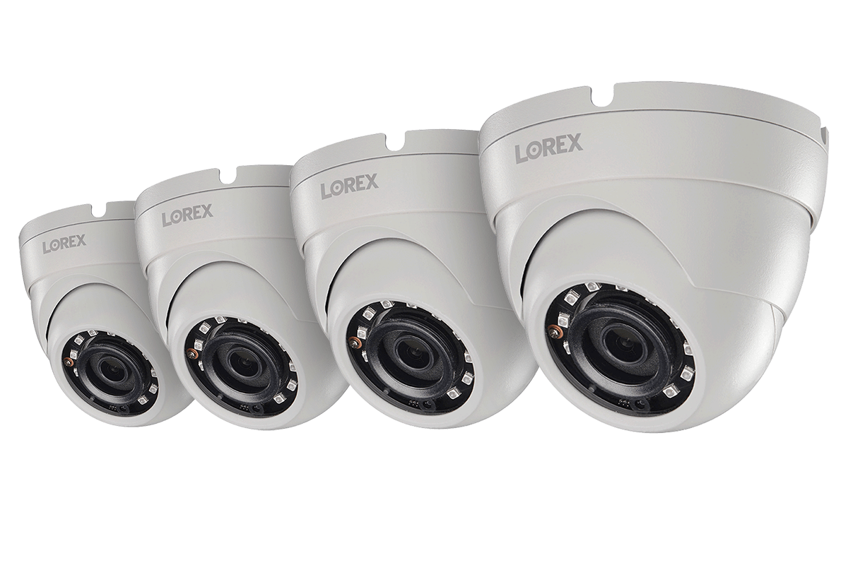 2K (5MP) Super HD IP Dome Security Camera with Color Night Vision, 4-Pack - Indoor/Outdoor Surveillance for Home, Office & Business Security