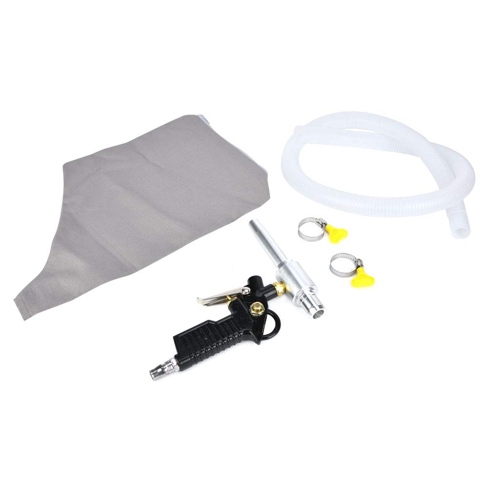 Handheld Mini Aluminum Alloy Air Vacuum Gun - Pneumatic Vacuum Cleaner Tool for Electronics, Jewelry & Workshop Cleaning | Compact Dust Blower for Precision Cleaning