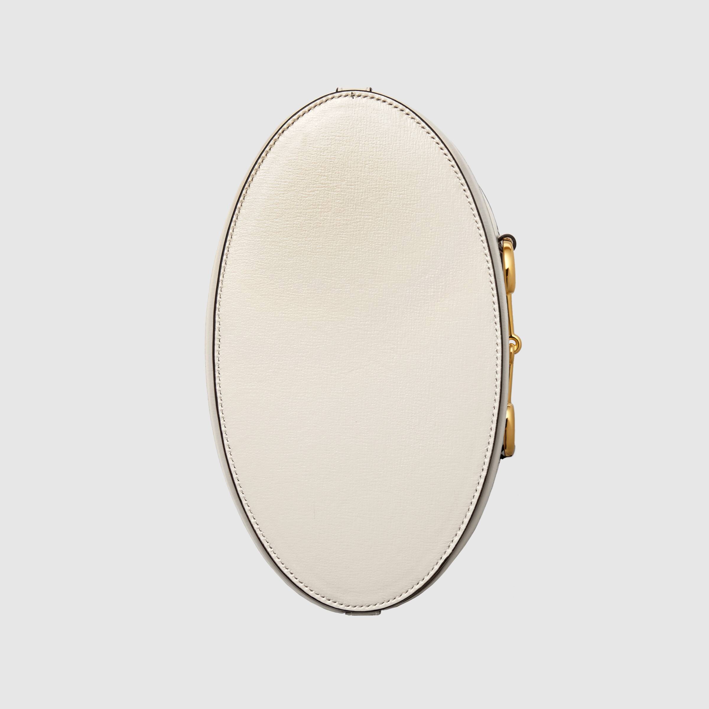 Gucci 1955 Horsebit Bucket Bag in White | Luxury Designer Handbag for Women | Perfect for Everyday Use, Work & Special Occasions