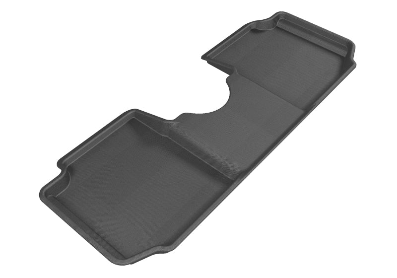 3D MAXpider Custom Fit All-Weather Floor Mats for 2014-2019 Fiat 500L (2nd Row) - Black | Premium Car Protection for Daily Commute & Road Trips