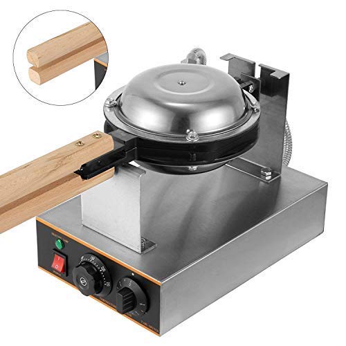 Commercial Bubble Waffle Maker - Hong Kong Style Egg Puff Machine for Belgian Bubble Waffles | Perfect for Cafes, Food Trucks, and Home Breakfast