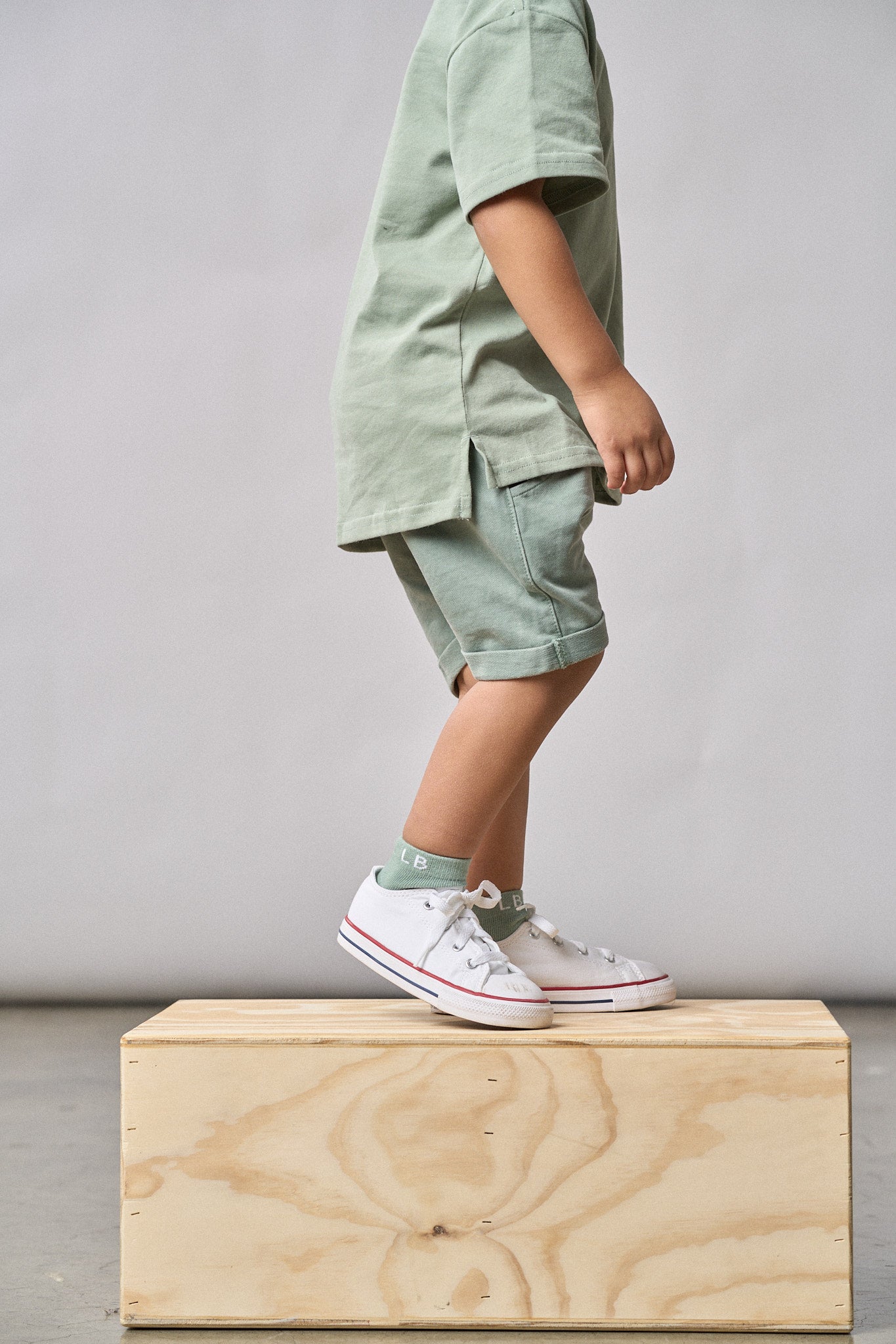 Stylish Harem Shorts in Basil Wash - Perfect for Yoga, Lounge & Casual Wear