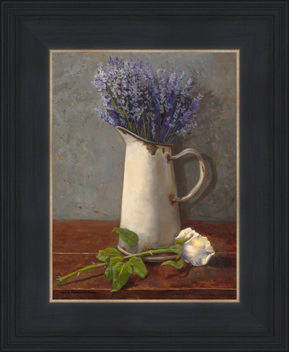 Breathe By Sandy Freckleton Gagon - Inspirational Wall Art Print for Home & Office Decor - Perfect for Living Room, Bedroom or Meditation Space