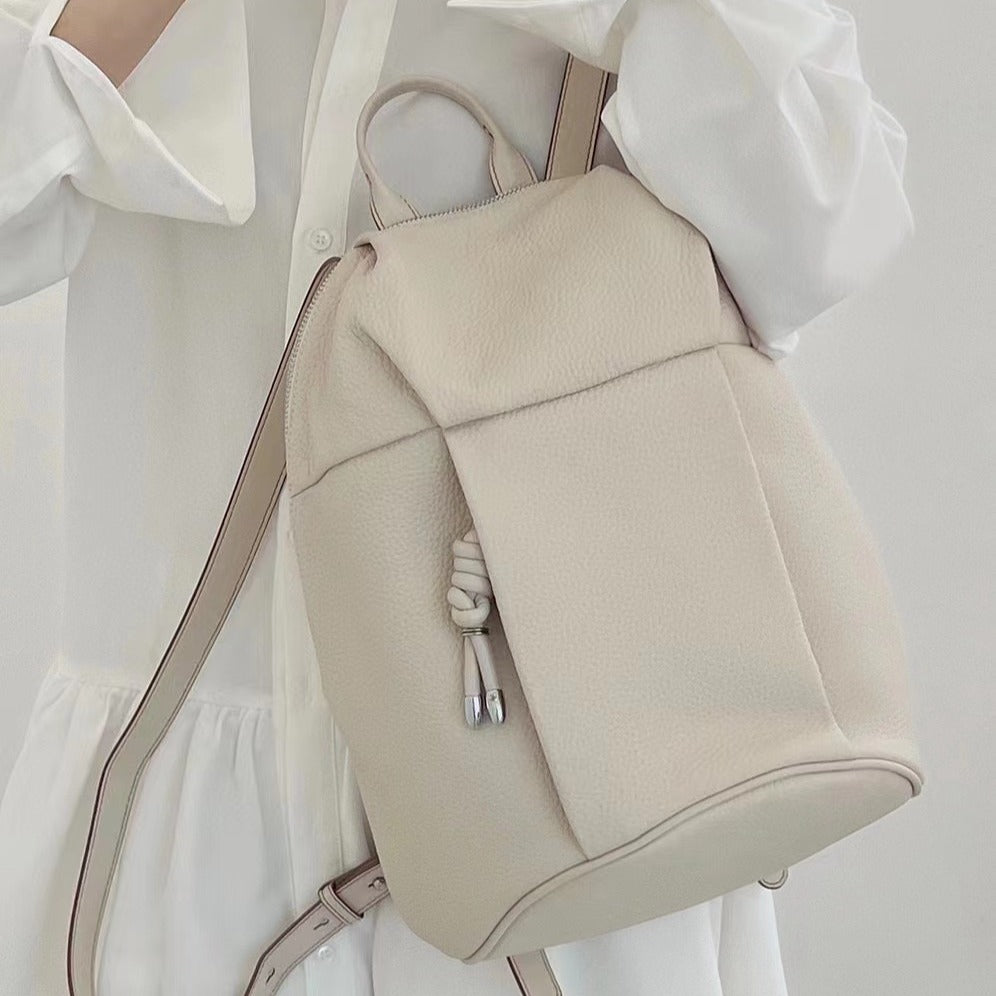 Stylish & Durable Soft Leather Backpack for Women & Men - Perfect for Travel, Work & School | Water-Resistant & Lightweight Design