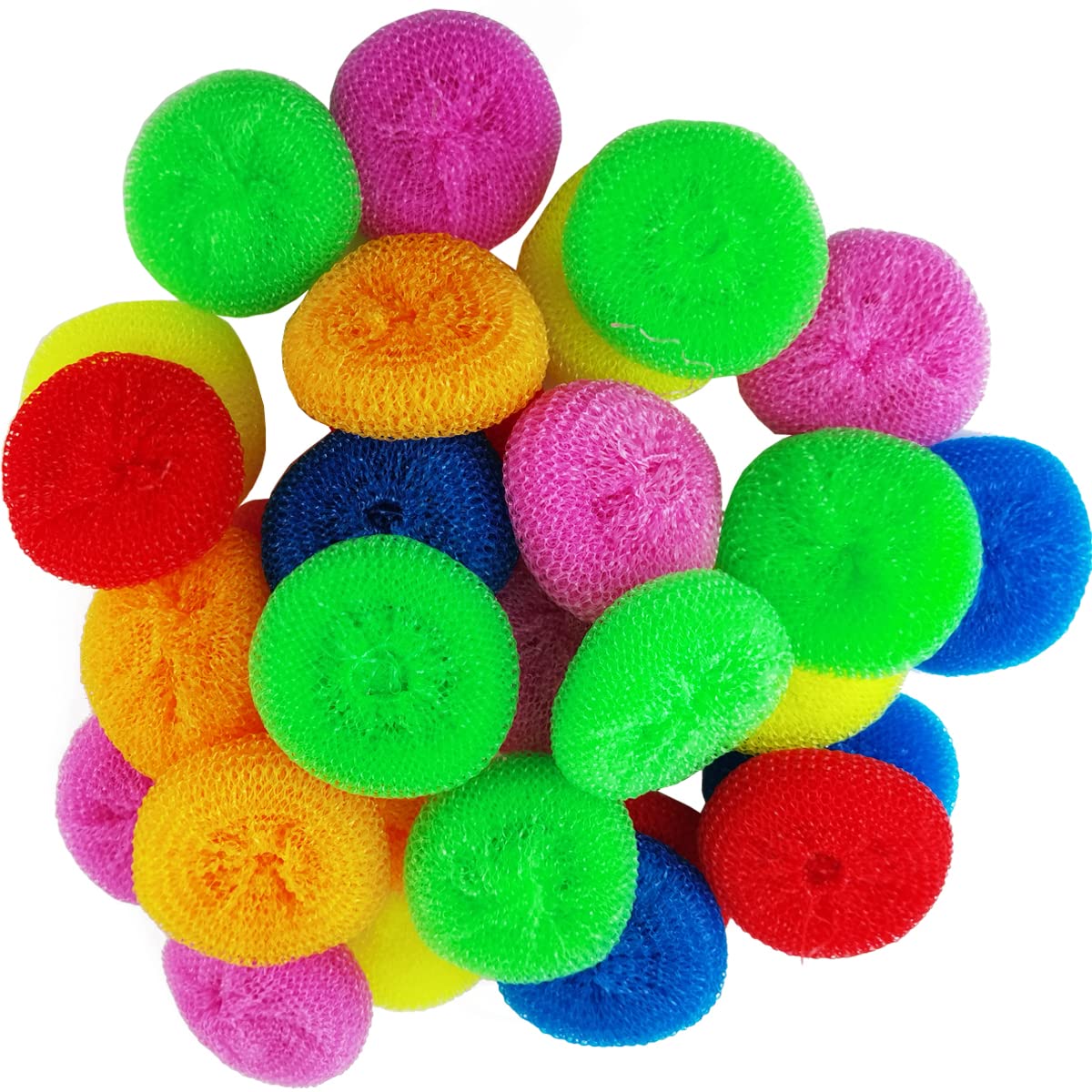NSBELL 30PCS Non-Scratch Dish Scrubbers - Kitchen Cleaning Pads for Pots & Pans
