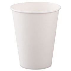 (3 Pack Value Bundle) SCC378W2050 Polycoated Hot Paper Cups, 8 oz., White, 50/Bag - Disposable Coffee Cups for Office, Parties & Catering
