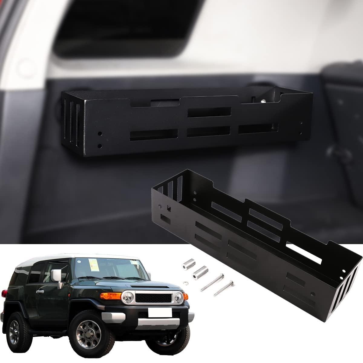 Premium Trunk Organizer for Toyota FJ Cruiser 2007-2021 - Left Side Storage Box A | Car Accessories for Camping, Road Trips & Outdoor Adventures