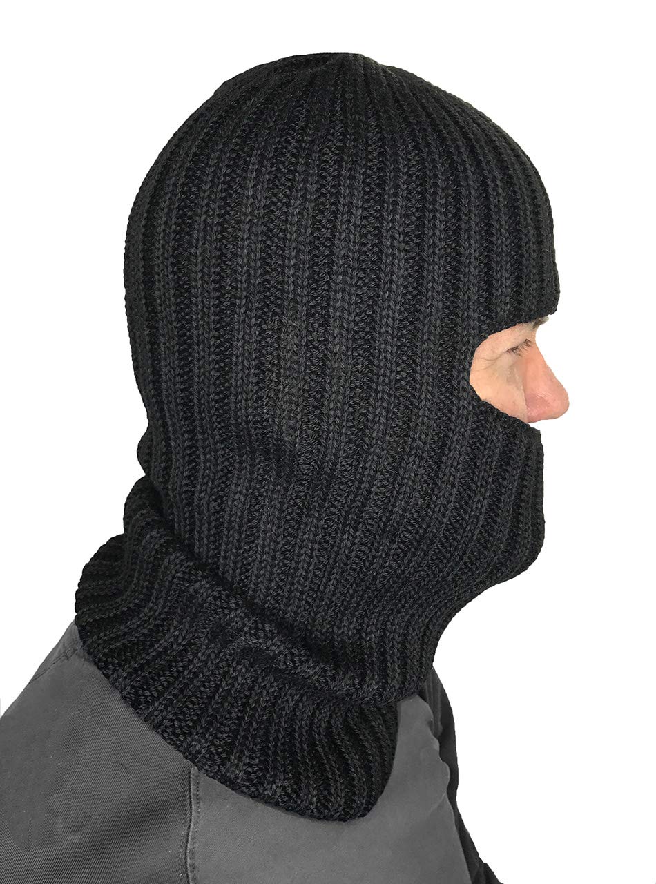 Balaclava Ski Mask – 100% Hypoallergenic Baby Alpaca Wool Face Cover for Winter Sports – Itch-Free Neck Warmer & Hood for Skiing, Snowboarding & Outdoor Activities