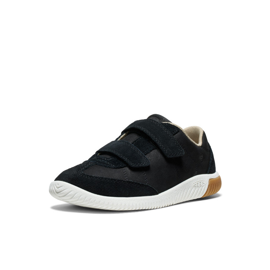 KNX T Toe Sneakers for Big Kids - Black/Star White | Comfortable & Stylish School Shoes for Boys & Girls