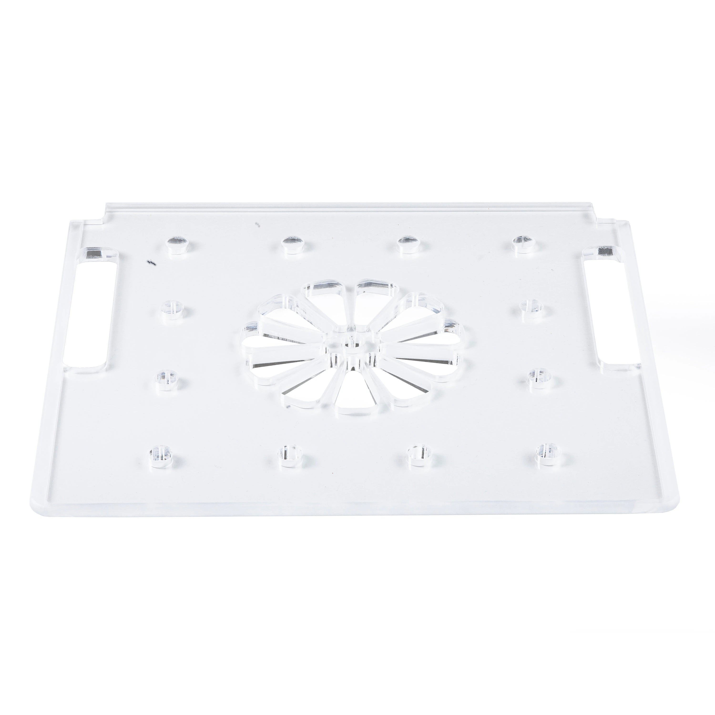 Self-Cleaning Aquarium Lid for 3 Gallon Fish Tank - Lotus Design Cover for Betta Fish, Shrimp & Small Aquatic Pets - Perfect for Home, Office & Classroom Decor