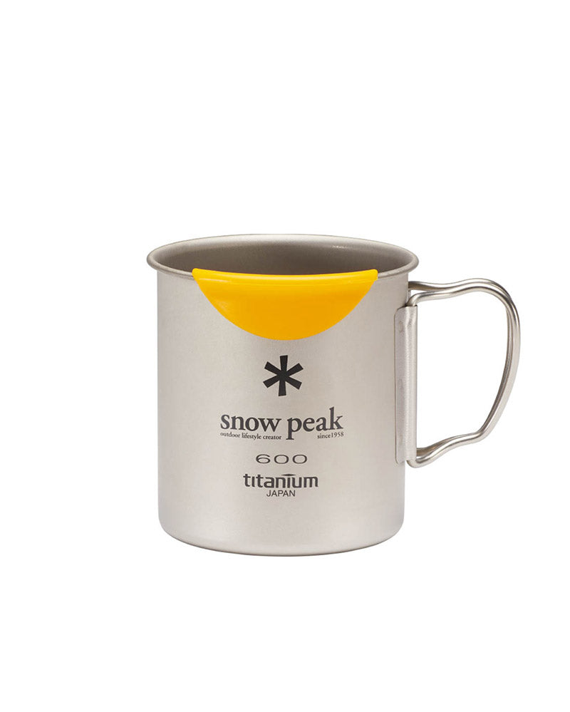 HotLips Titanium 600 Mug - Insulated Travel Coffee Cup for Hot & Cold Drinks - Perfect for Camping, Office & Outdoor Adventures