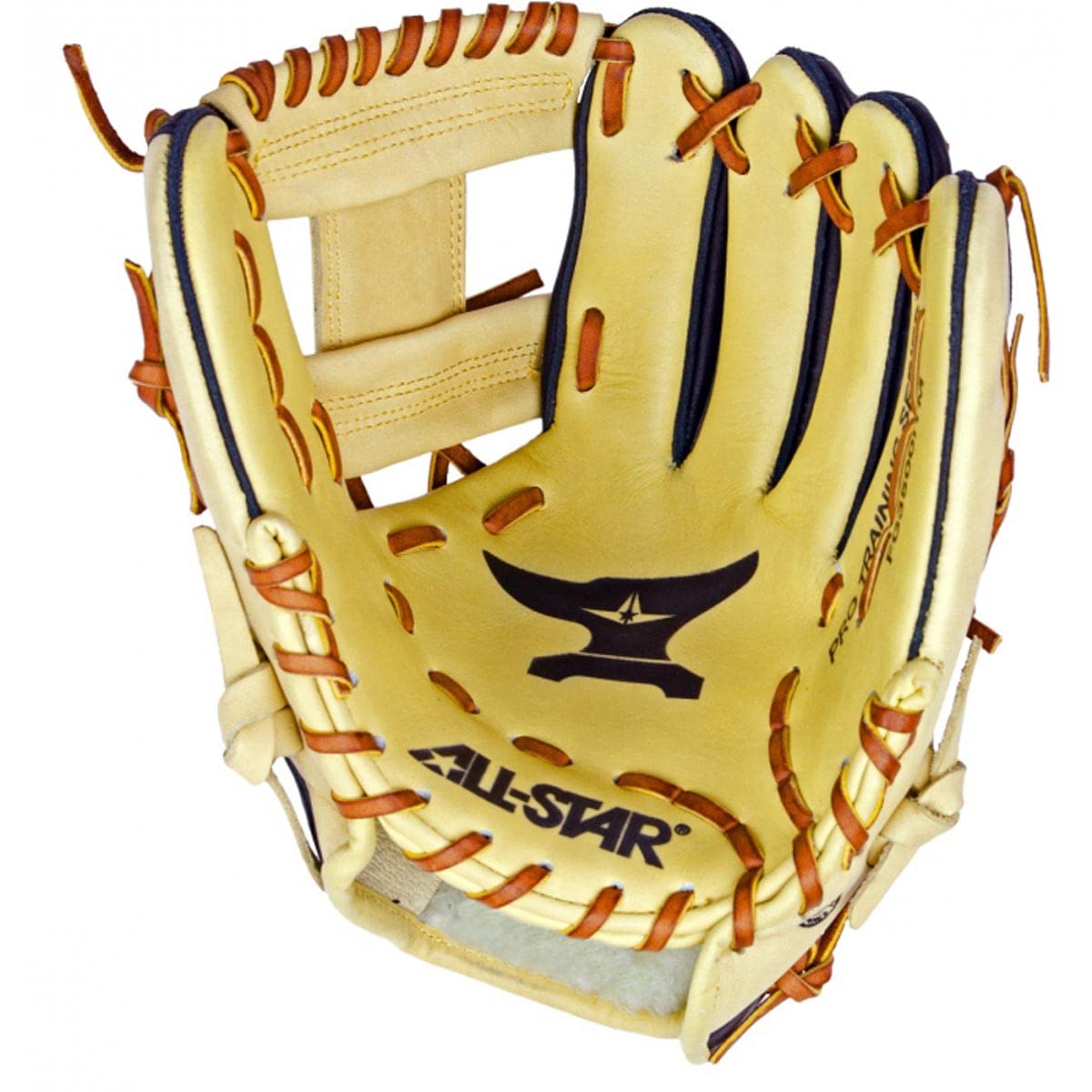 All-Star FG3500ITM 11.5 Inch Anvil Weighted Baseball Glove - Professional Fielding Training for Catchers & Infielders - Improve Grip Strength & Reaction Time