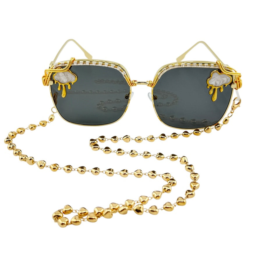 CLOUDYPEARLS Limited Edition Necklace with Chain - Elegant Jewelry for Women, Perfect for Parties, Weddings & Special Occasions
