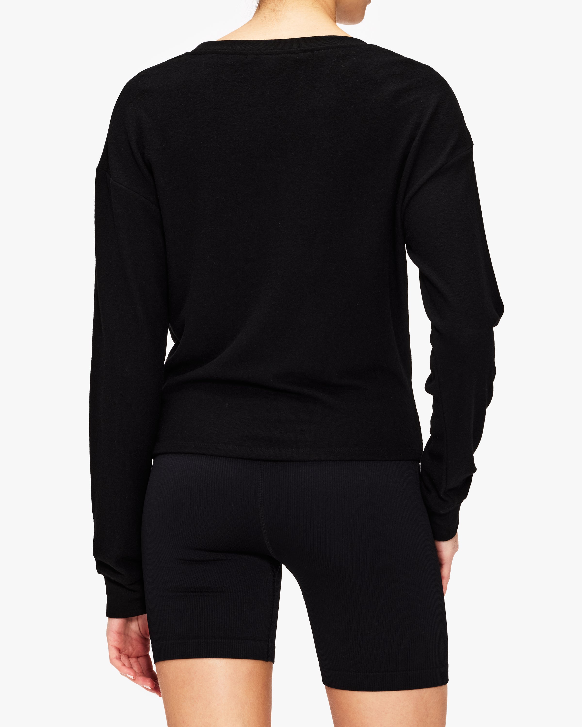Spiritual Gangster Amelia Twist Front Long Sleeve Yoga Top - Women's Comfortable Workout Shirt for Yoga, Pilates & Meditation