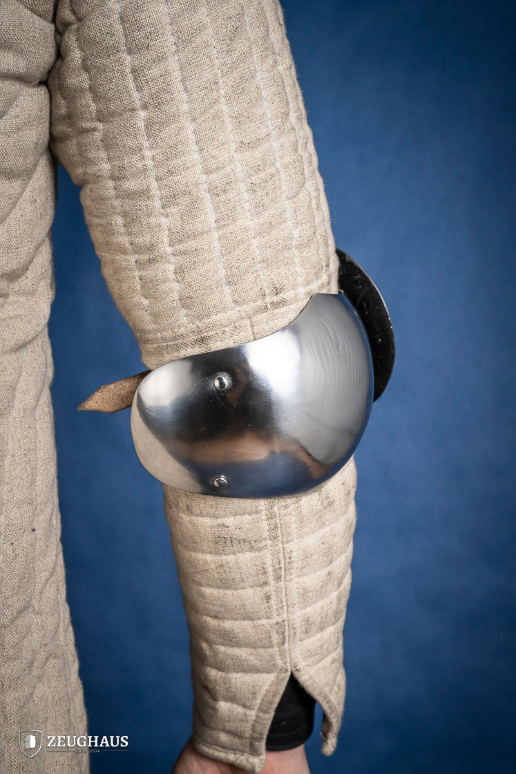 1.6mm Polished Elbow Caps - Durable Stainless Steel Joint Protectors for Fitness, Sports & Workout - Perfect for Weightlifting, CrossFit & Gym Training