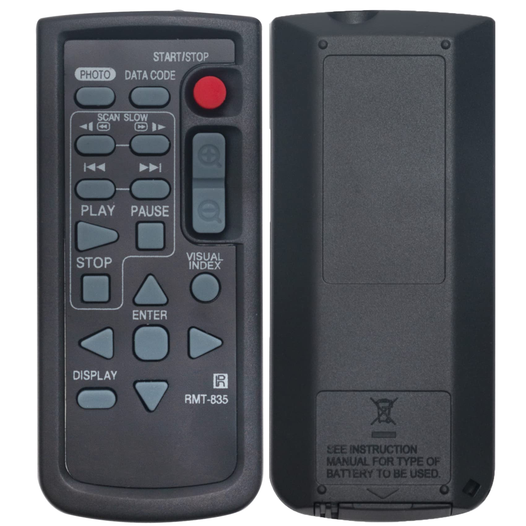 Original Sony RMT-835 Replacement Remote Control for HDR-PJ30V HDR-CX370V HDR-XR550 HD Video Camera Recorder - Perfect for Travel Vlogging, Home Movies & Professional Videography