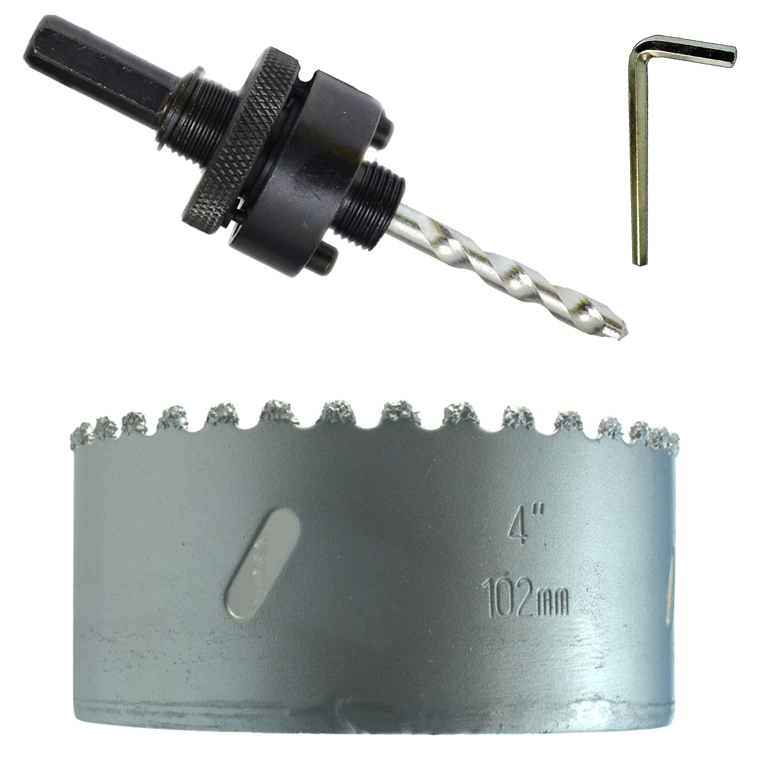 4 Inch Recessed Light Hole Saw with 7/16