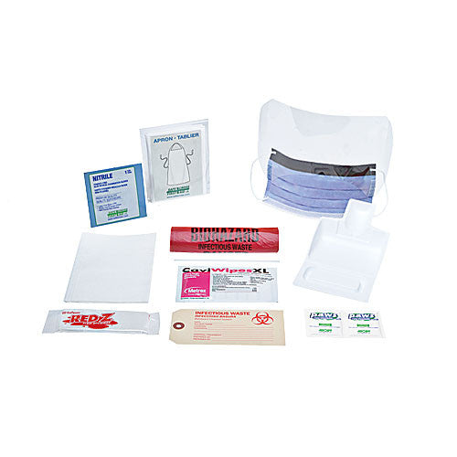BIOHAZARD Spill Clean Up Kit - Deluxe Emergency Spill Response for Blood, Bodily Fluids & Hazardous Materials | OSHA Compliant | Hospitals, Labs, Crime Scenes