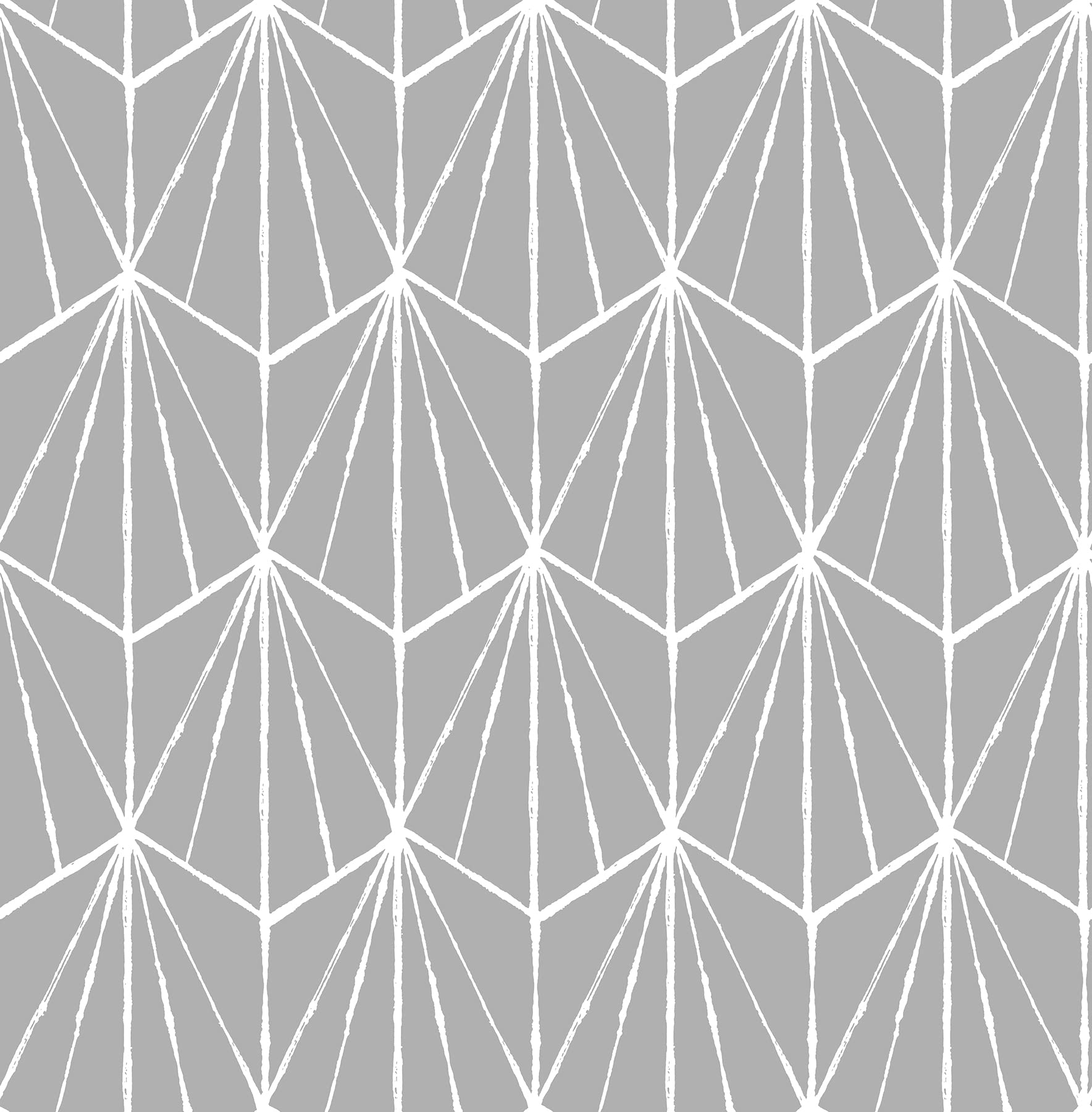 NuWallpaper Grey Dorset Peel & Stick Wallpaper - Self-Adhesive Removable Wallpaper for Bedroom, Living Room, Kitchen - Easy DIY Home Decor Upgrade