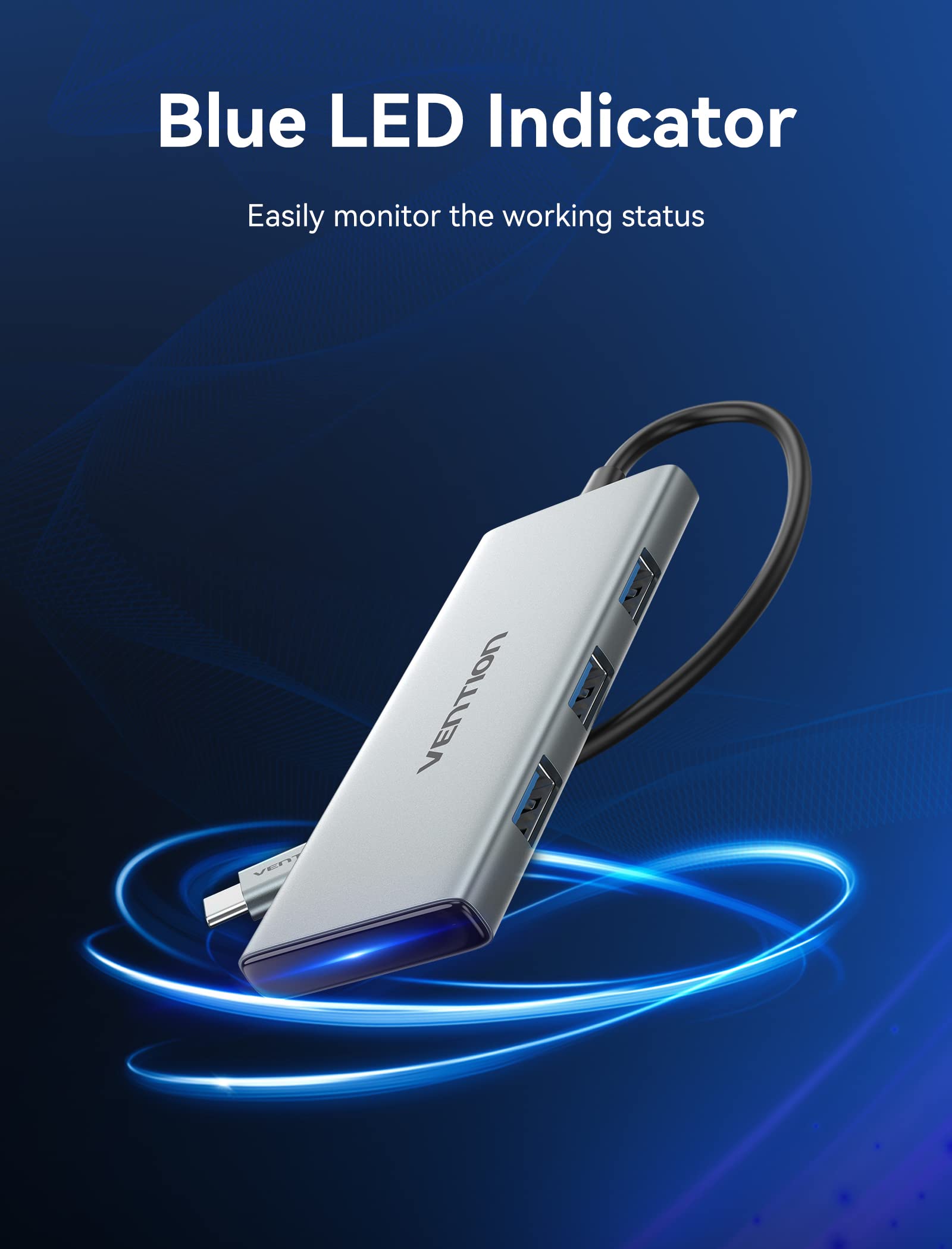 7-in-1 USB C Hub for MacBook Pro - 4K HDMI, 100W PD, USB 3.0 Ports, SD/TF Card Reader - Compatible with MacBook Air/Pro, iPad Pro, Surface, Dell XPS - Perfect for Home Office, Remote Work & Travel Accessories