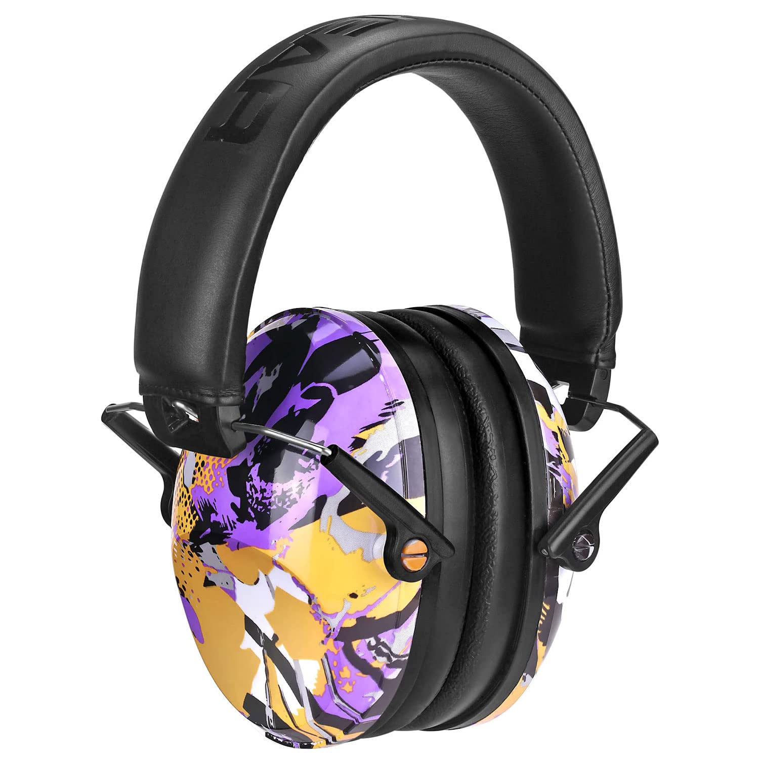 PROHEAR 032 Kids Ear Protection - NRR 25dB Noise Reducing Safety Earmuffs for Children, Adjustable Headband Hearing Protector for Sports Events, Concerts, Airports, Fireworks & School - Black (Perfect for Sensitive Ears & Loud Environments)