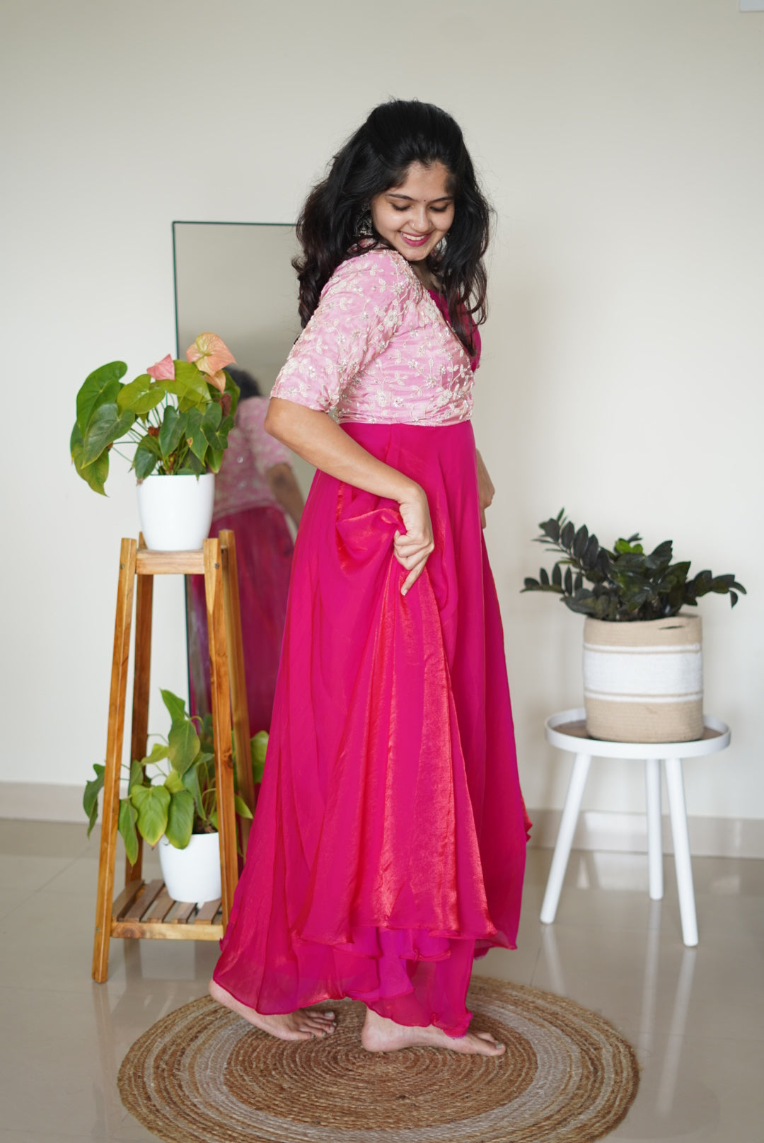 DD649 Premium Designer Anarkali Dress for Women - Elegant Indian Party Wear for Weddings, Festivals & Special Occasions