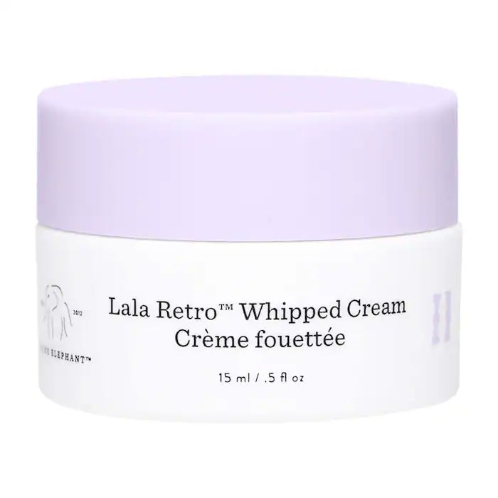 Drunk Elephant Lala Retro Whipped Cream Rechargeable Moisturizer - Hydrating & Nourishing Face Cream for Dry Skin | Day & Night Skincare Routine