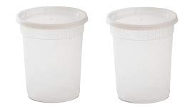 YW 32 oz Plastic Food Storage Containers with Lids - 240-Piece Set (2-Pack) | BPA-Free Meal Prep Containers for Leftovers, Lunch, Kitchen Organization & Bulk Food Storage