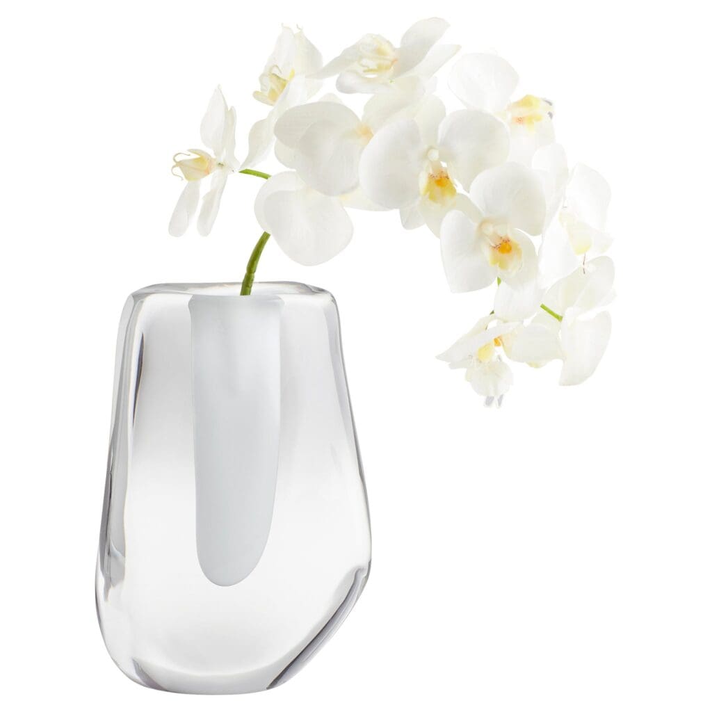 Cyan Design 11250 Inverted Opulence Clear Glass Vase - Elegant Home Decor for Centerpieces, Wedding Decor & Living Room Accents
