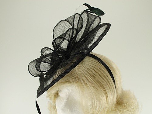 Elegant Sinamay Disc Headpiece & Matching Bag Set - Perfect for Weddings, Tea Parties & Special Occasions | Failsworth Millinery 2-Piece Bundle