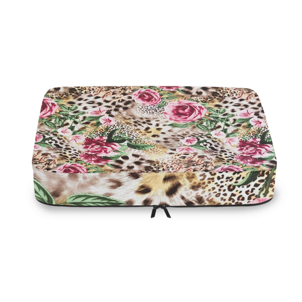 Animal Leopard Print Packing Cubes Set of 4 - Mesh Travel Organizers for Luggage & Suitcase Storage | Perfect for Vacation, Business Trips & Weekend Getaways