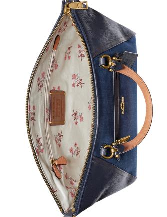 Coach Denim Prairie Satchel - Stylish Crossbody Handbag for Women | Perfect for Work, Travel & Everyday Use