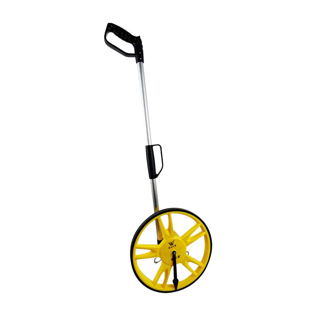 **32cm Handheld Distance Measuring Wheel - 10,000m Range for Outdoor Landscaping, Construction & Surveying - Portable Measurement Tool for Accurate Distance Calculation**