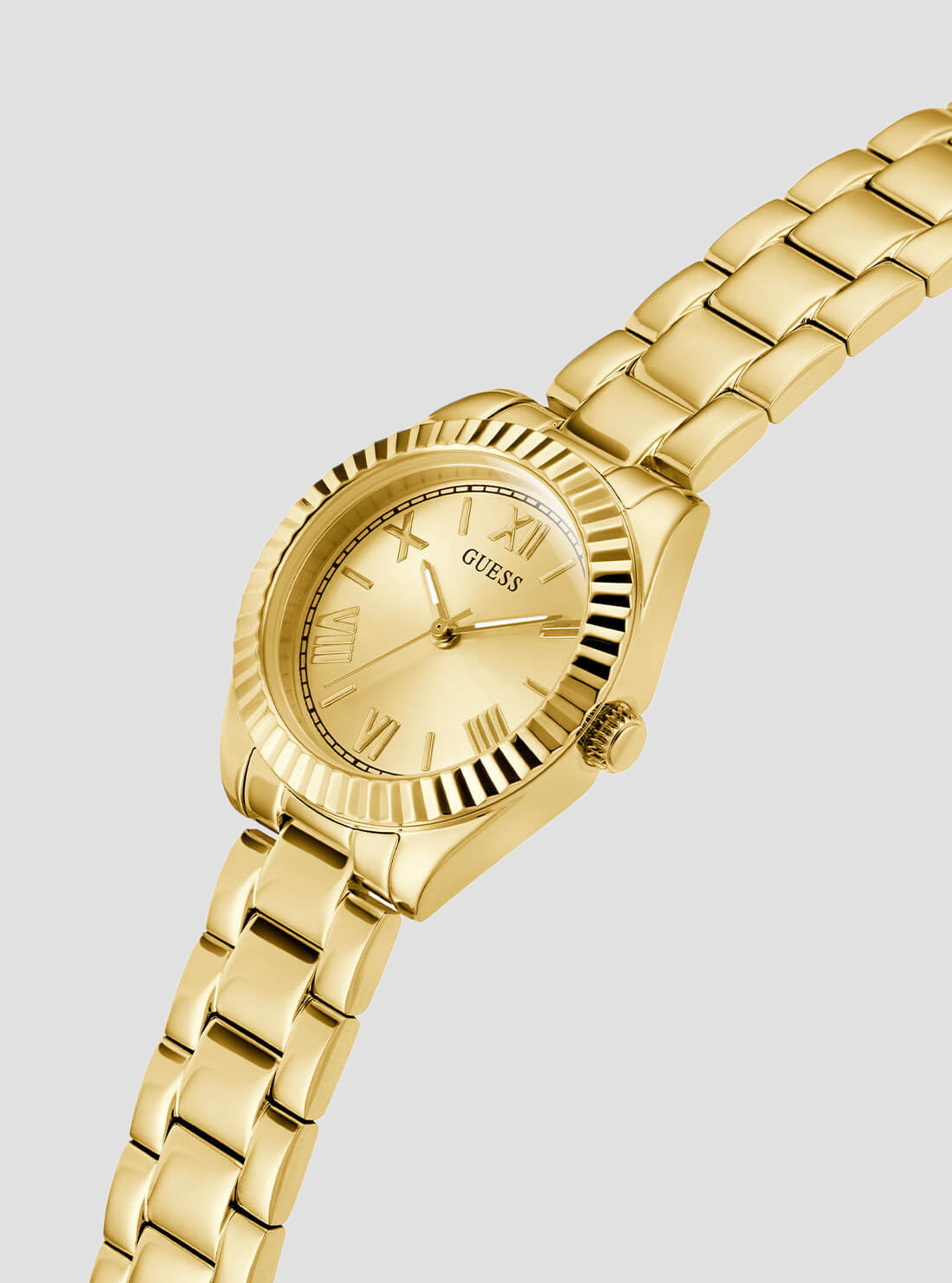 Vintage Gold Mini Luna Link Watch - Elegant & Timeless Women's Jewelry for Daily Wear, Parties & Special Occasions
