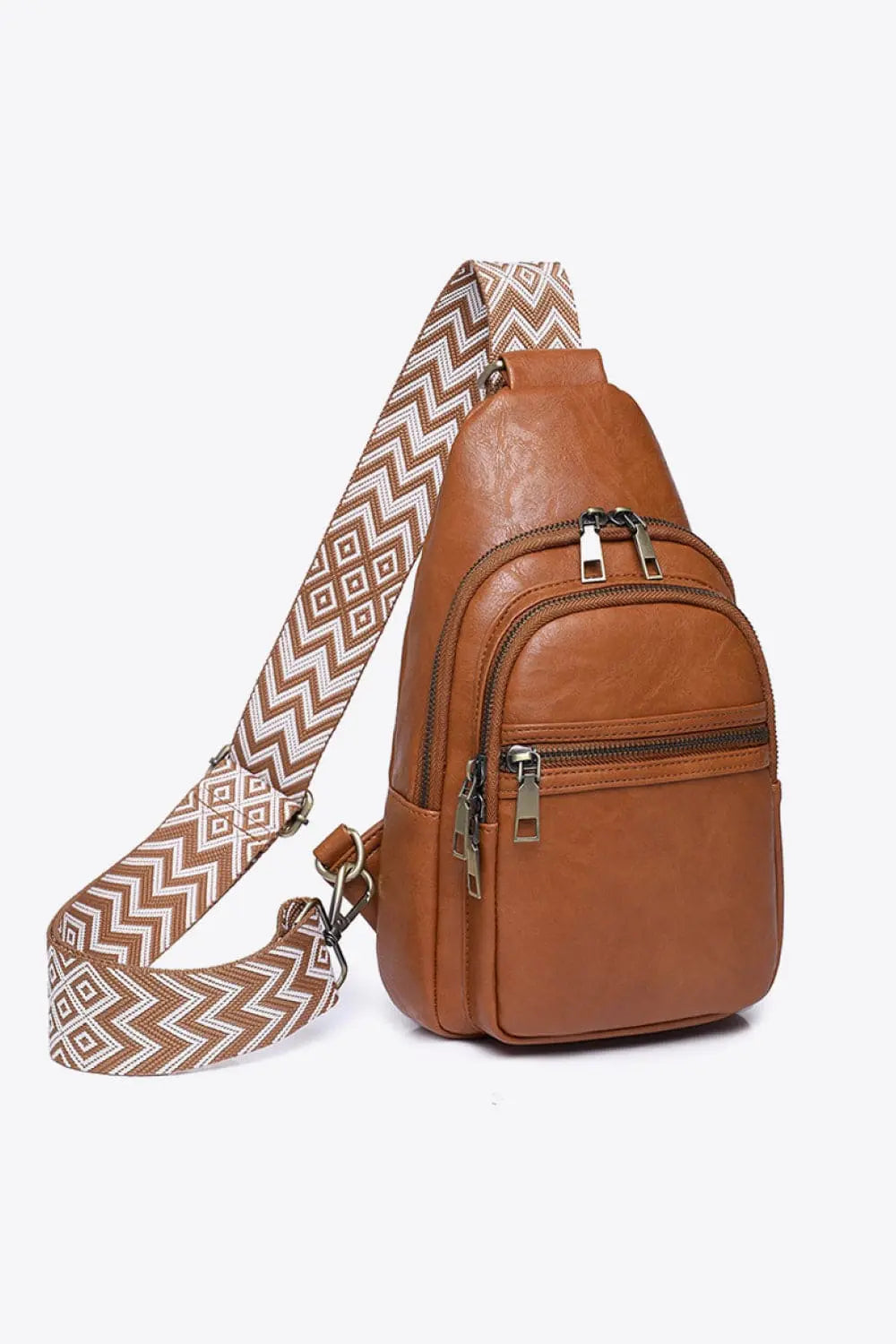 Premium Genuine Leather Sling Bag for Men & Women - Crossbody Shoulder Bag with Adjustable Strap - Perfect for Travel, Work & Everyday Use