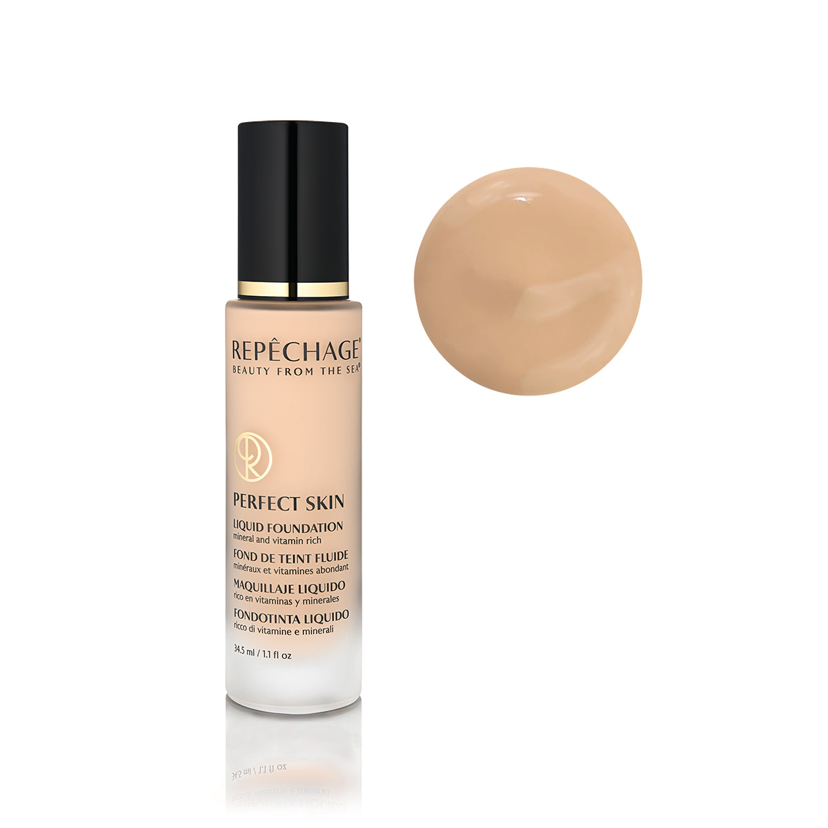 Perfect Skin Liquid Foundation - Cool Tone (PS02) | Flawless Matte Finish for All-Day Wear | Ideal for Oily & Combination Skin | Makeup for Work, Parties & Special Events