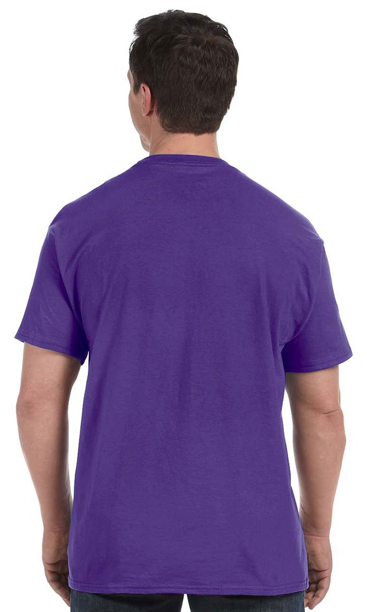 Hanes Men's Tagless Pocket T-Shirt - Soft Cotton Crew Neck Tee for Casual Wear & Everyday Comfort