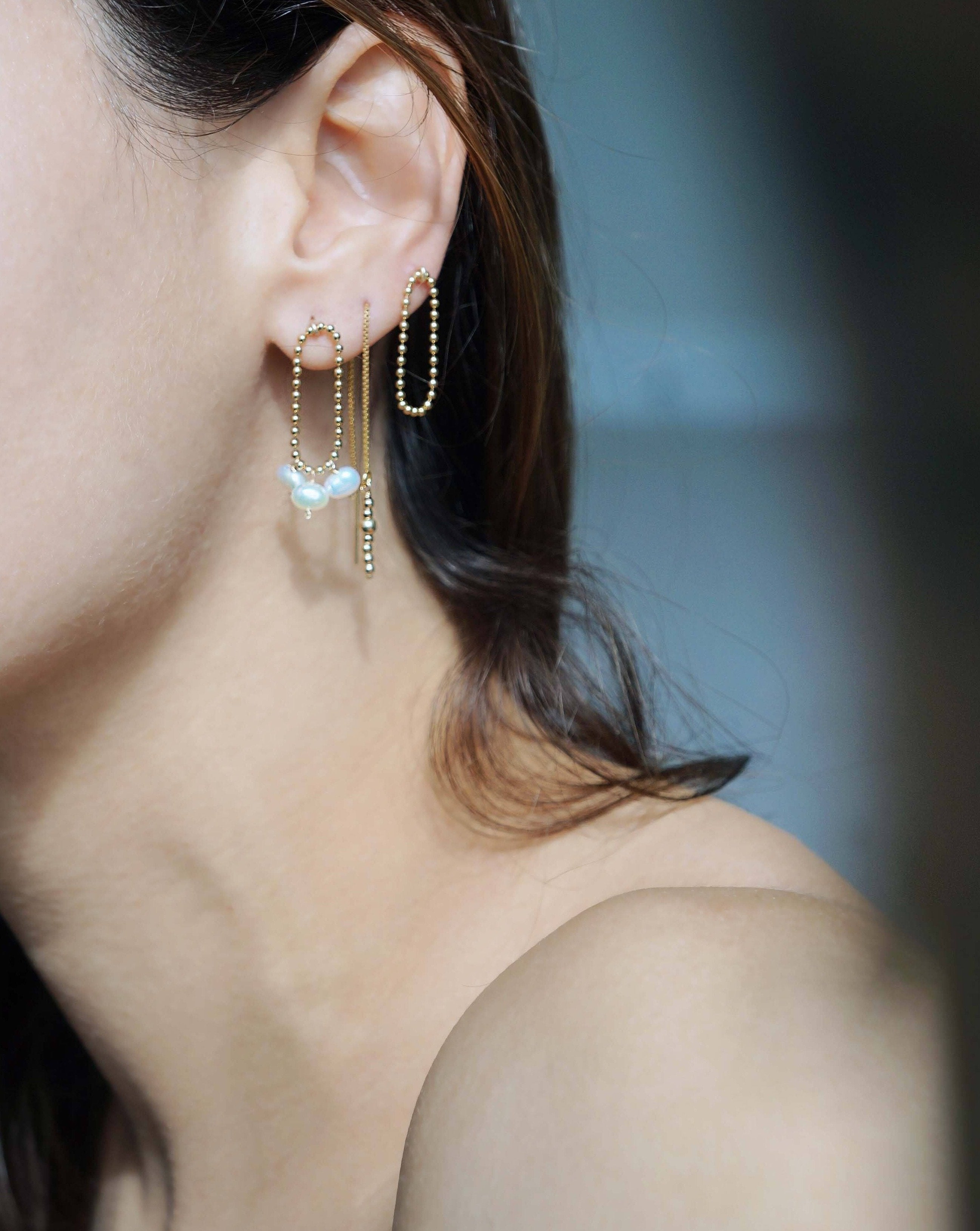 Elegant Lata Earrings for Women - Gold Plated Dangle Earrings for Party, Wedding & Everyday Wear