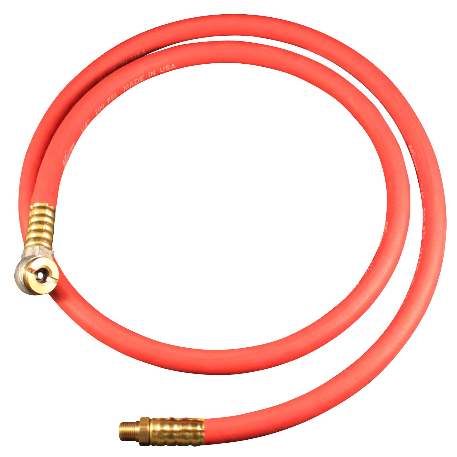 Milton 1689 4-Foot Replacement Air Hose - Heavy Duty PVC for Air Compressors, Pneumatic Tools, Inflatables & Tire Inflation (Works with Most Air Systems)