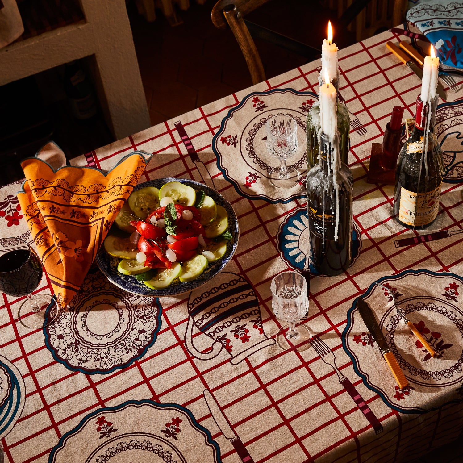 Premium Remi Tablecloth - Waterproof & Stain-Resistant Polyester Fabric for Dining, Parties & Outdoor Events - Elegant Home Decor & Perfect for Weddings, Holidays & Special Occasions
