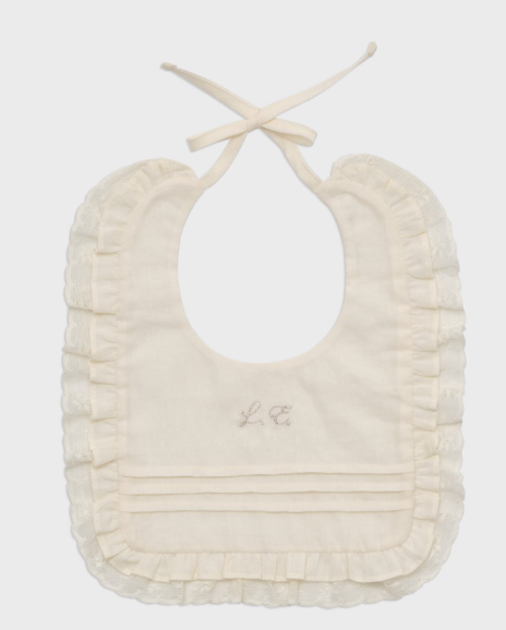 LOUISIELLA BABY NADINE Bib - Soft & Absorbent Drool Bib for Infants & Toddlers (One Size) - Perfect for Feeding, Teething, and Everyday Use