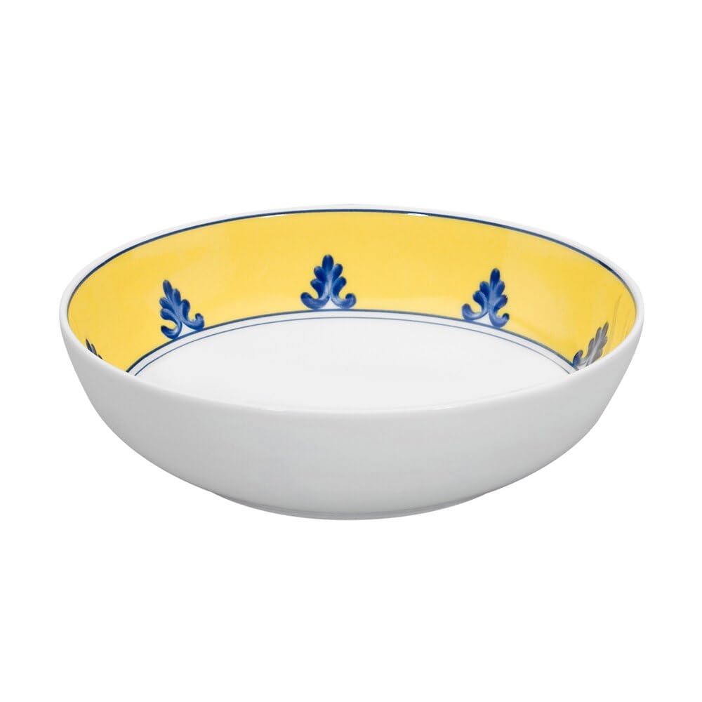 Premium Castelo Branco Ceramic Cereal Bowls - Set of 4, Durable & Stylish Breakfast Bowls for Cereal, Soup, Salad & Dessert - Perfect for Home, Restaurant & Daily Use