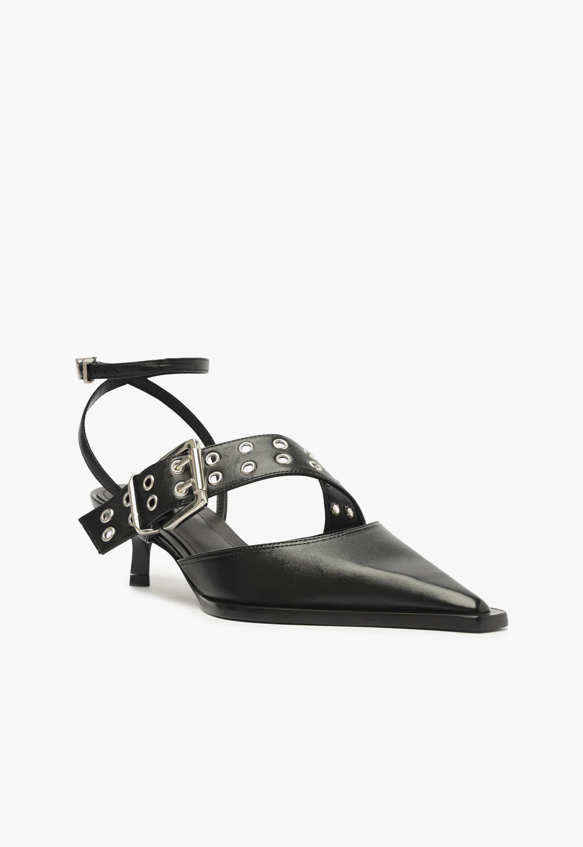 Jess Atanado Leather Pump Women's Low Heel Shoes - Elegant & Comfortable for Office, Party & Daily Wear F24 S2199300190003