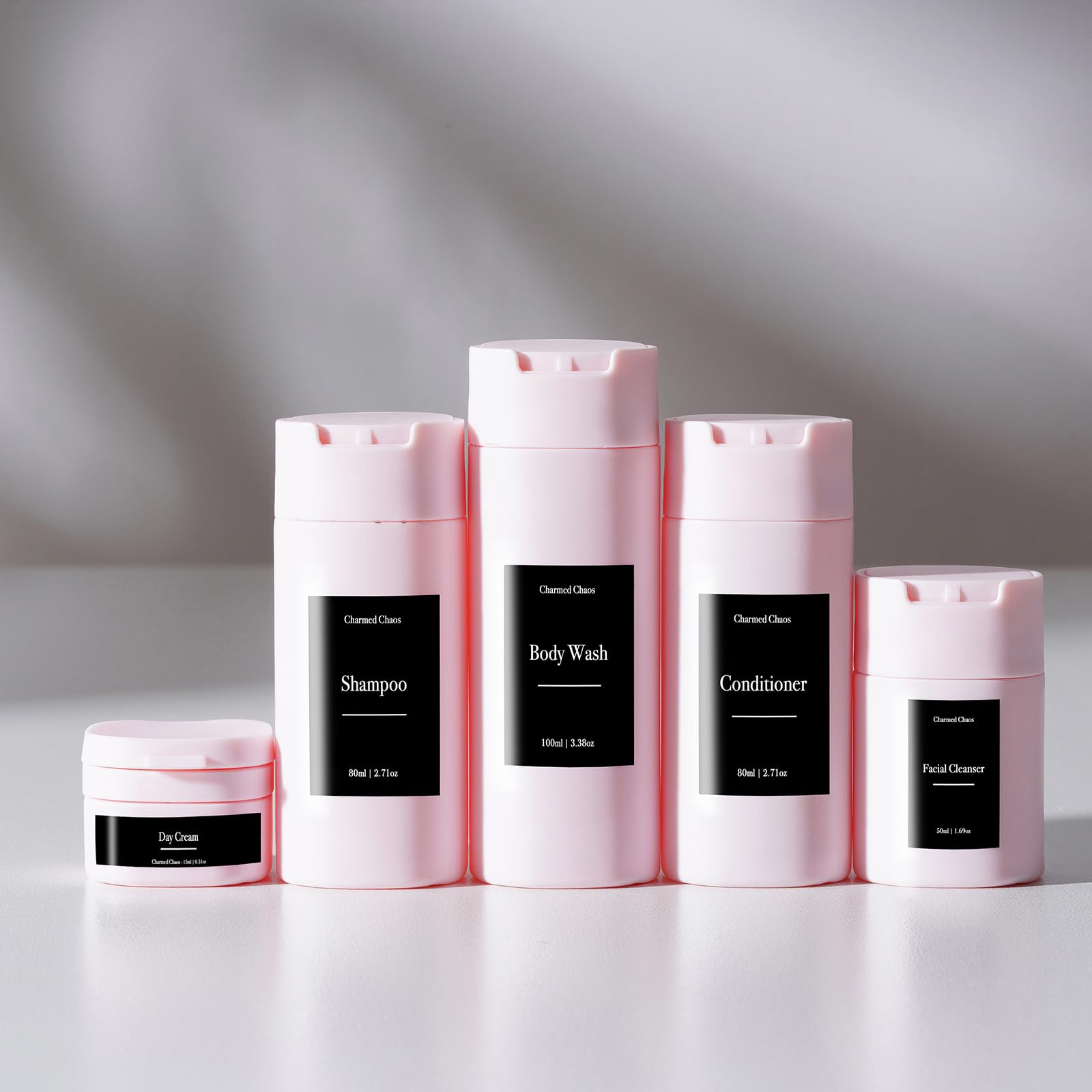 TSA Approved Travel Bottles for Toiletries - BPA Free Leak Proof Silicone Containers for Shampoo, Conditioner & Lotion | Refillable Squeezable Travel Accessories | Perfect for Airplane Carry-On, Gym & Vacation Packing