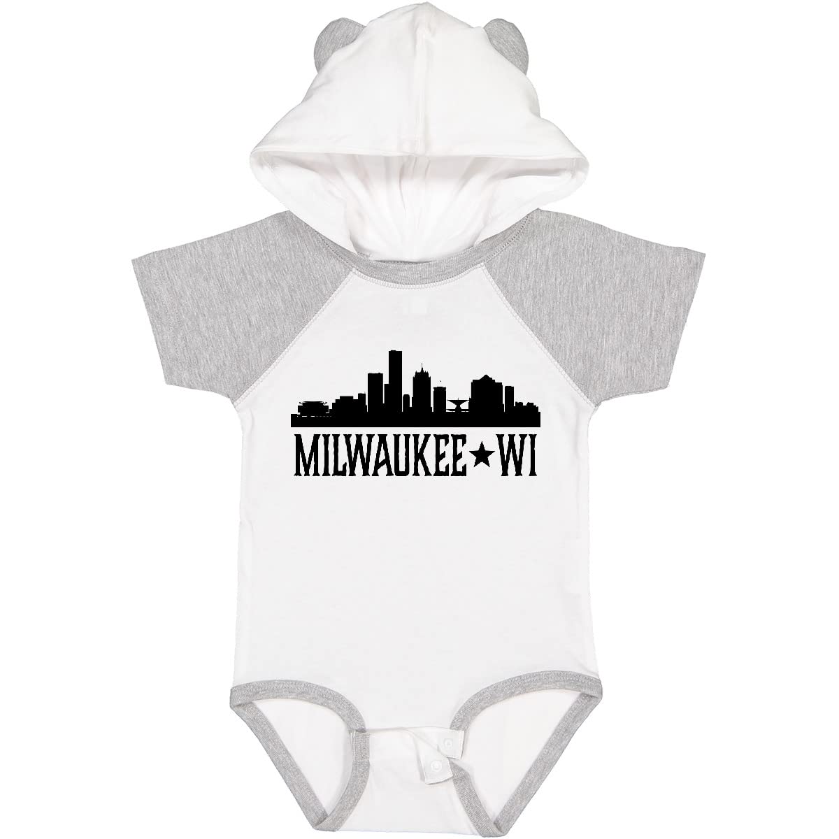 Inktastic Milwaukee Wisconsin City Skyline Baby Bodysuit - Cute Infant Onesie for Boys & Girls - Perfect for Family Outings, Photo Shoots & City Pride Gifts