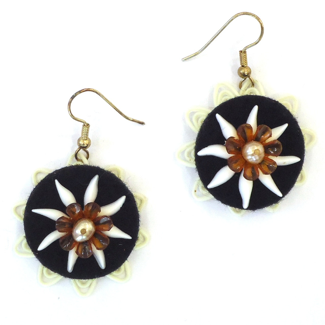 Stylish Mixed Media Earrings for Women - Handmade Boho Dangle & Drop Earrings - Perfect for Parties, Weddings & Everyday Wear